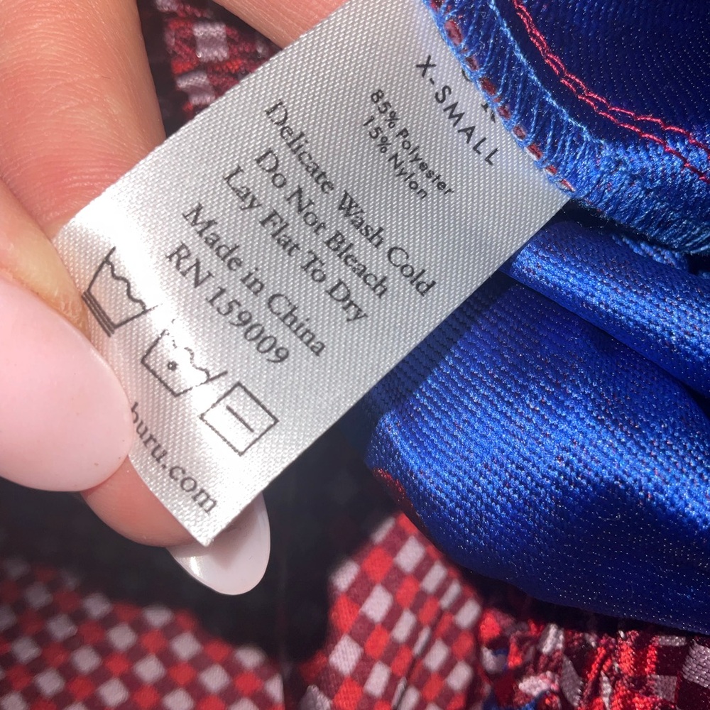 BURU Gingham et Rose Le Culottes - Picture 9 of 10